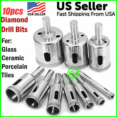 Diamond glass drill bit set sale
