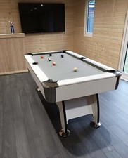 New 6ft White Deluxe Cloth Pool Table With Internal Ball Return Free Delivery 🚚