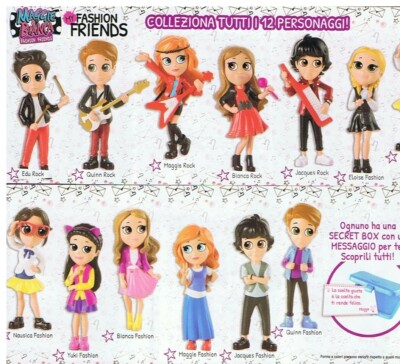 MAGGIE BIANCA MY FASHIN FRIEND LOTTO 16 BUSTINE TRIDIMENSIONAL