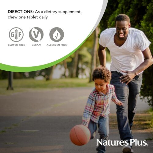 NaturesPlus Orange Juice Vitamin C 1000 mg Chewable Tablets, 60 Servings - Picture 6 of 6