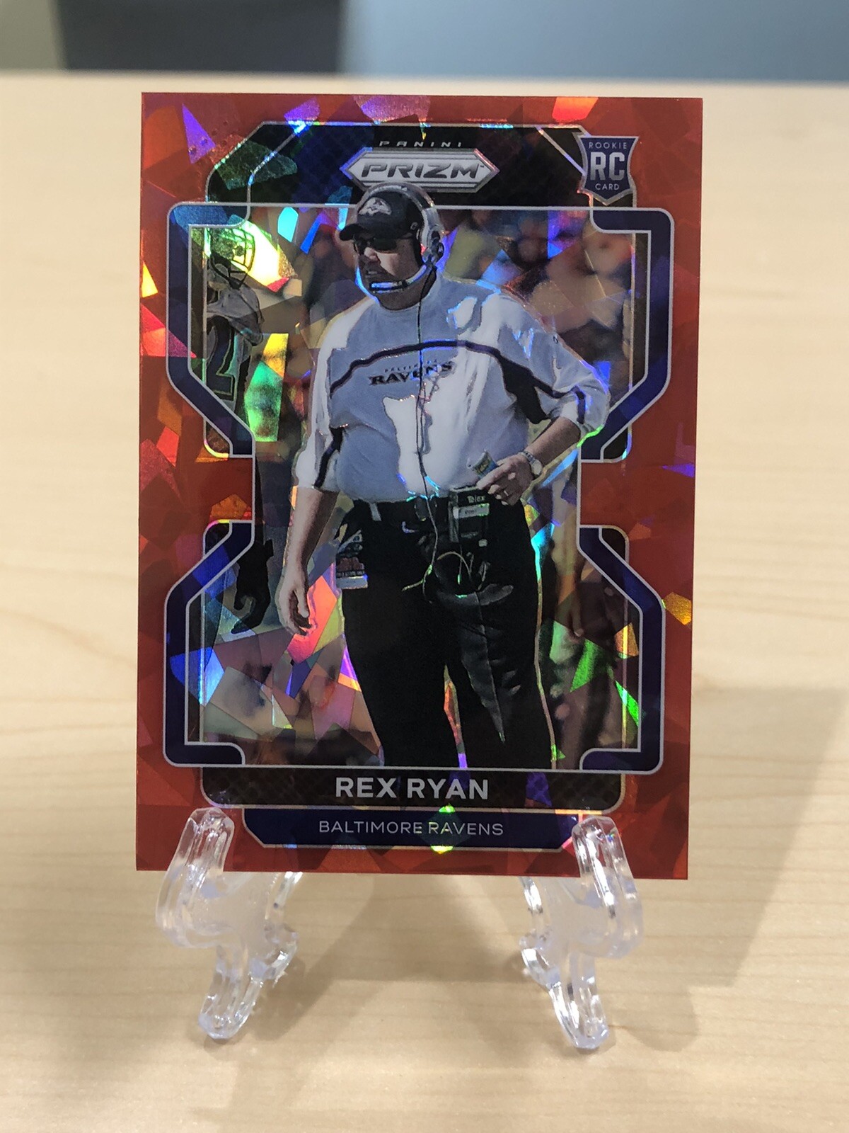 Rex Ryan RC Prizm Red Cracked Ice