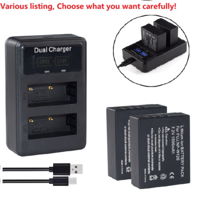 Battery or Dual Charger for Fujifilm NP-W126S W126 X-E4 XE4 X-S10 XS10 Camera