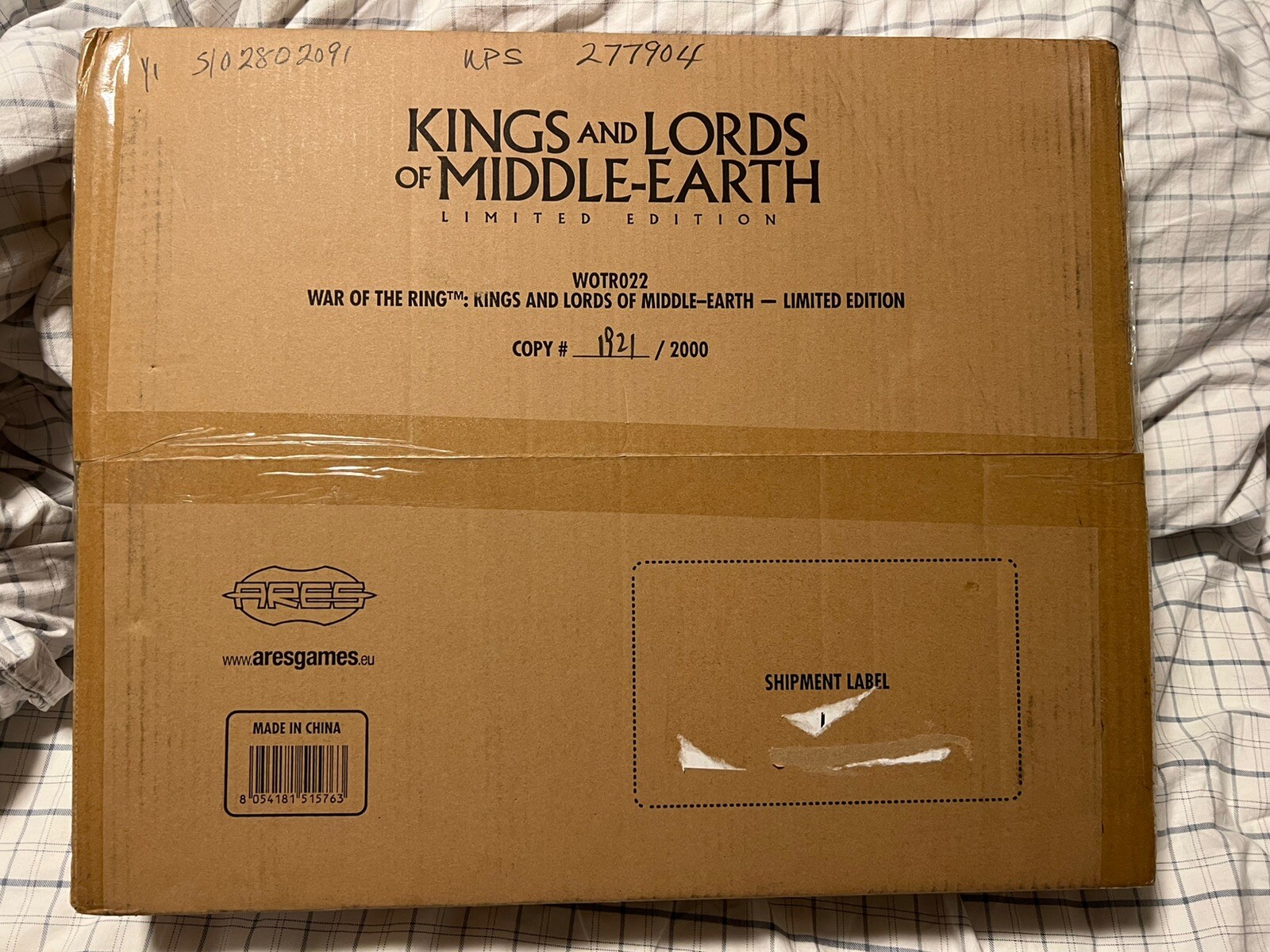 War of the Ring: Kings and Lords of Middle Earth - Limited Edition - Ares Games