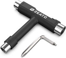 All-In-One Skate Tools Multi-Function Portable Skateboard T Tool Accessory with