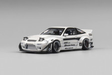 1/64 Metal NISSAN 180SX w/ Pop Up/Interior/Engine Model Car LIMITED -WHITE-