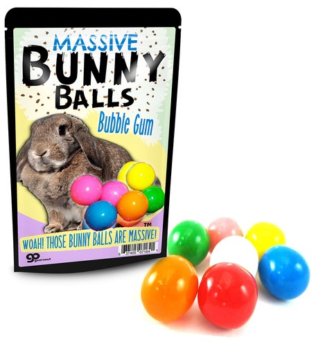 Massive Bunny Balls Gum - Assorted Gumballs - Funny Gag Gift Stocking Stuffer - Picture 3 of 4