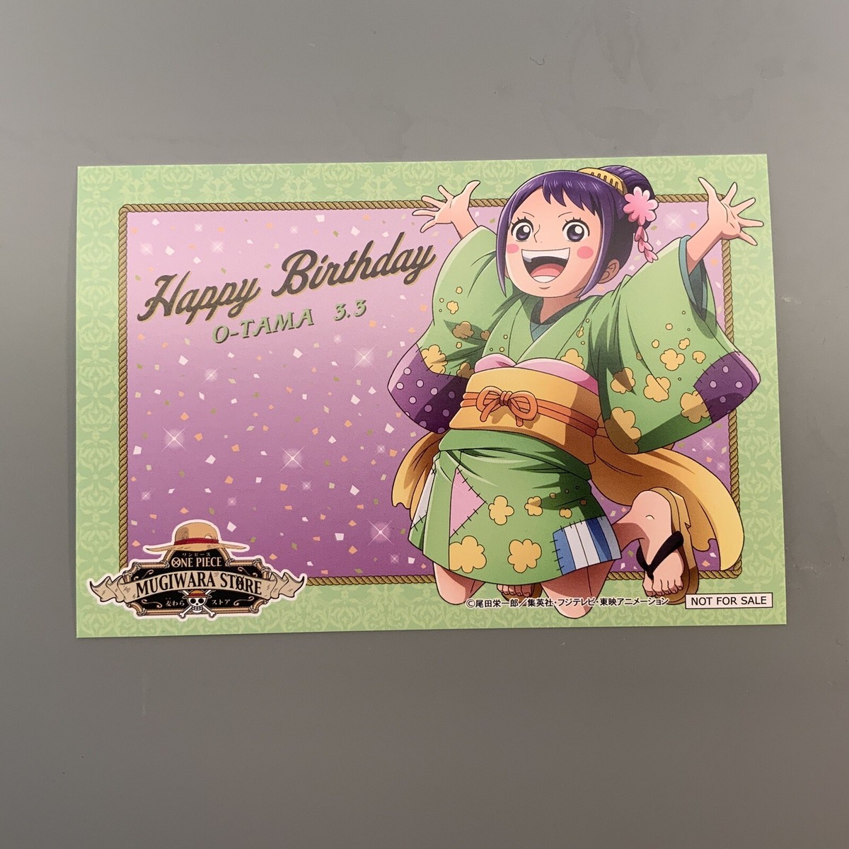 EXCLUSIVE: One piece Birthday Postcard- Shanks, Sanji, Sabo