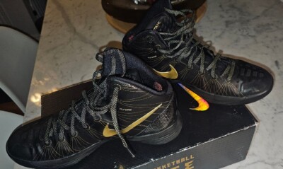Size 10.5 - Nike Zoom Hyperdunk Elite away 2012 used once, Condition is 9/10 