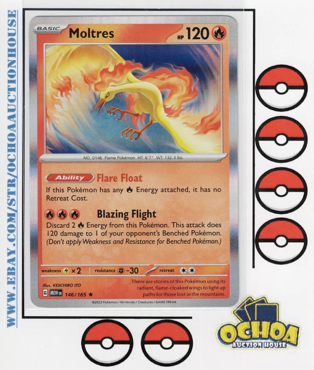 Pokemon Scarlet and Violet Moltres