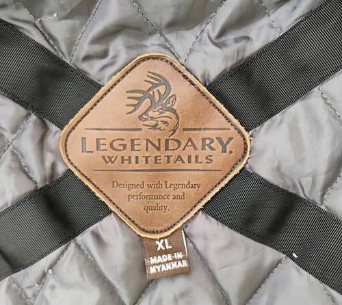 Legendary Whitetails Mens Black Bleach Camo Concealed Carry Canvas Vest Size XL - Picture 7 of 8