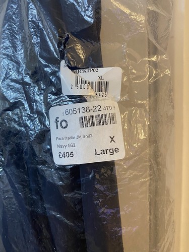 Parajumpers field jacket XL - Navy - brand new with tags £405 RRP - Picture 12 of 12