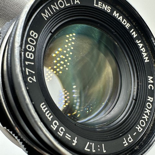 MINOLTA MC ROKKOR-PF 50mm F/1.7 MF Standard Prime Lens Very Clean S/N 2718908 - Picture 3 of 13