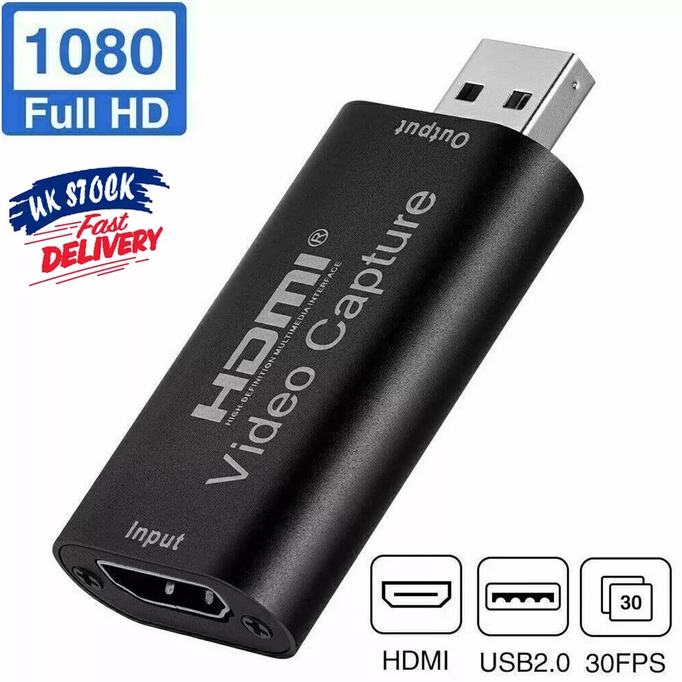 [NEW] 1080P Full HD Audio Video Capture Card 4K HDMI to USB 2.0 - Image 2 of 4