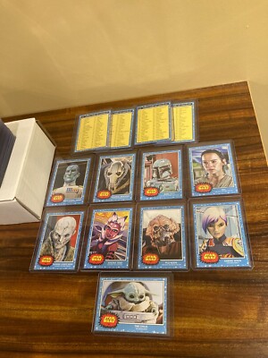 2019 to 2023 Topps Star Wars Living Near Card Set SPs Collection