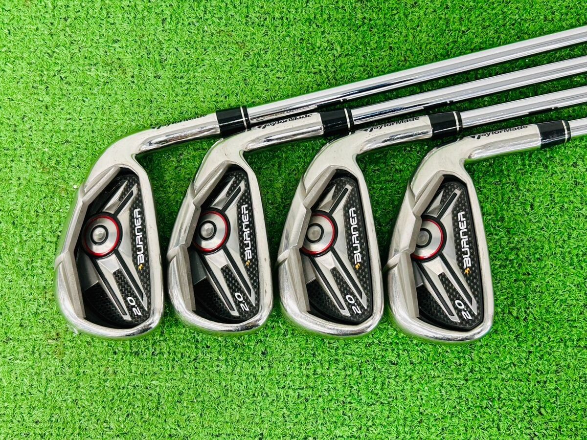 TaylorMade Burner 2.0 4 Iron Stiff Steel Shaft TaylorMade Grip TaylorMade Burner 2.0 4 Iron Stiff Steel Shaft TaylorMade Grip