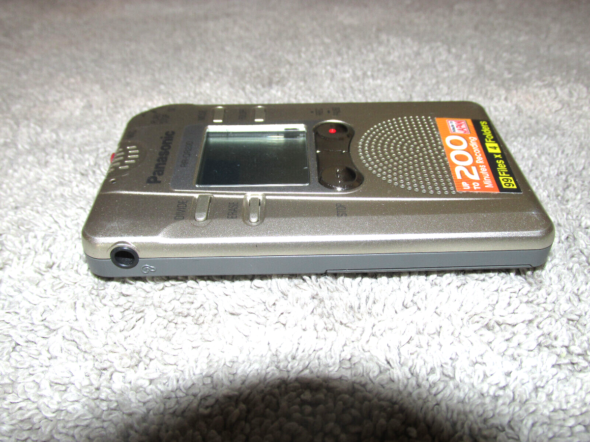Vintage Panasonic Digital IC Recorder – Model RR‑QR200 | eBay