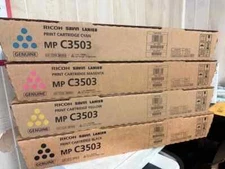 Ricoh MP C3503 Genuine CMYK SET 4:  841813,841814,841815,841816  New