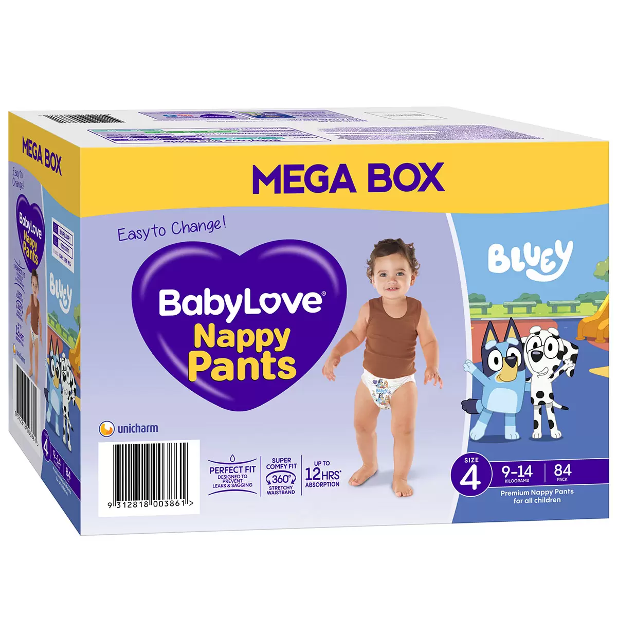 BabyLove Nappy Pants Mega Box Toddler 84 Nappy Pants Australia