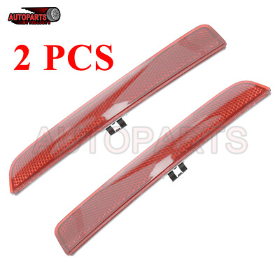 2 PCS For Land Rover Range Rover 03-12 Supercharged Rear LH RH Bumper Reflector 