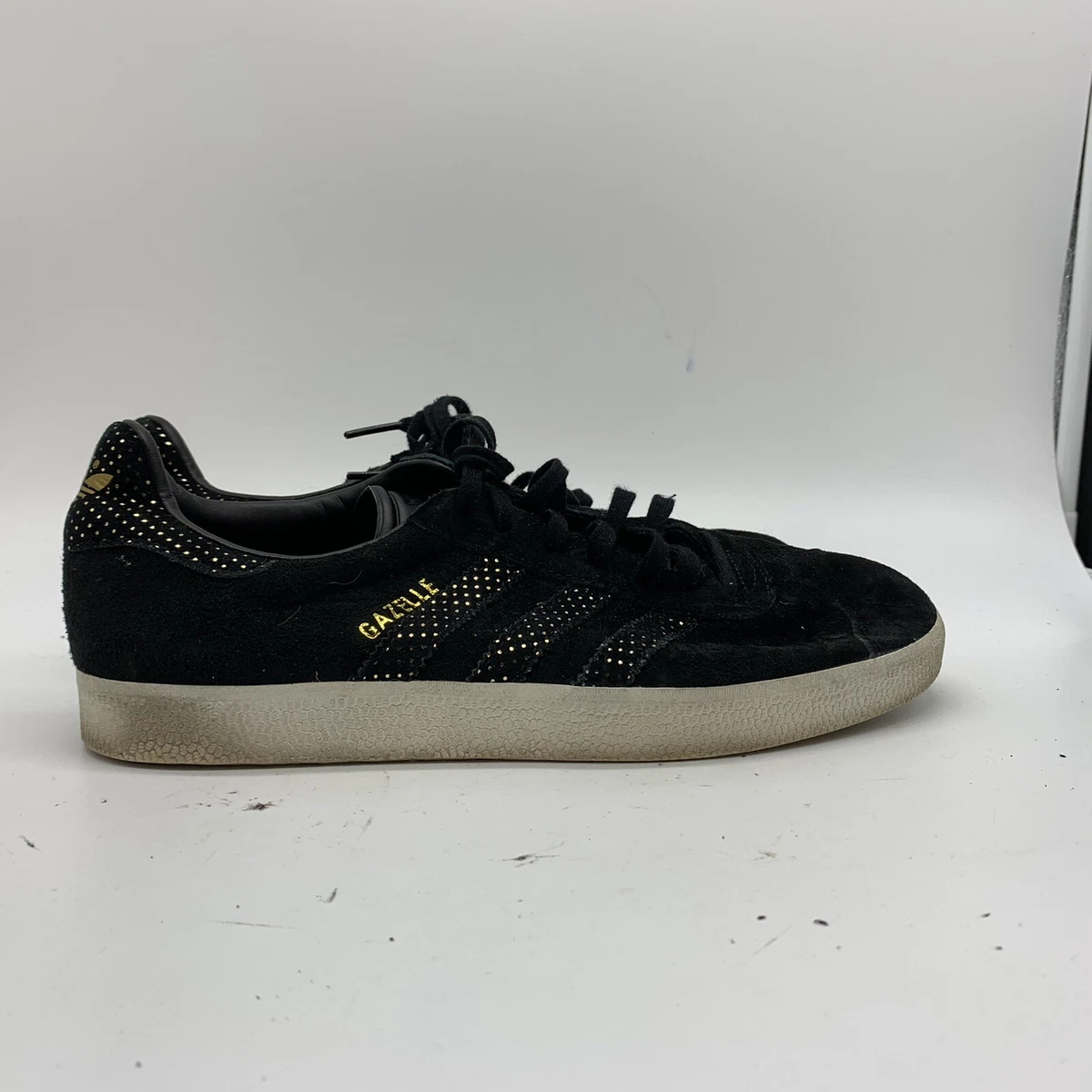 Adidas Originals Gazelle Women&#039;s Black Gold Size | eBay