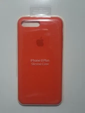 Case Hard Matte Protect Protection NIB Cell Phone Cover 8 Plus Orange Silicone 