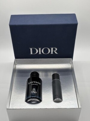 Dior Sauvage 2-Pc., Eau De Parfum Gift Set 3.4 oz., 0.34 fl. oz. 2 Dior Sauvage 2-Pc., Eau De Parfum Gift Set 3.4 oz., 0.34 fl. oz. 2