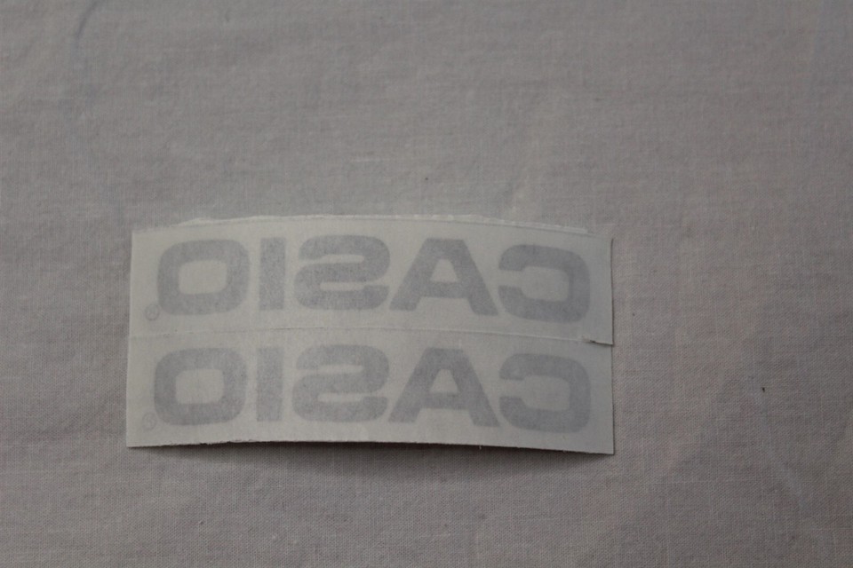 Sticker Label Advertising Casio x2 Collectible Badge Decal eBay