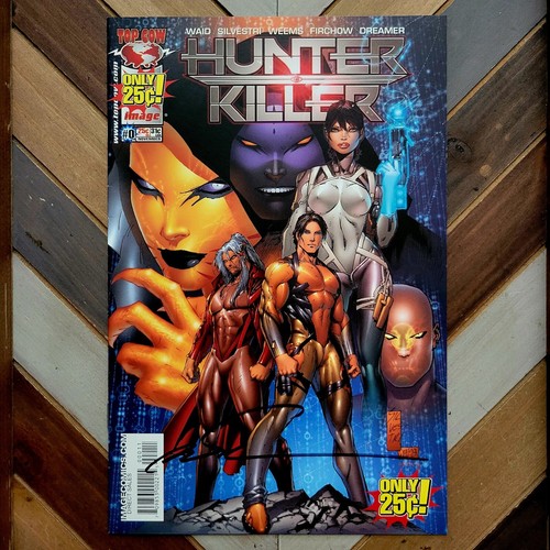 2x "HUNTER KILLER" #0-1 en estado bastante bueno/casi nuevo ambos firmados por Marc Silvestri (imagen 2004) Top Cow - Imagen 2 de 7