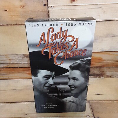 A Lady Takes A Chance VHS VCR Video Tape Used Movie Jean Arthur