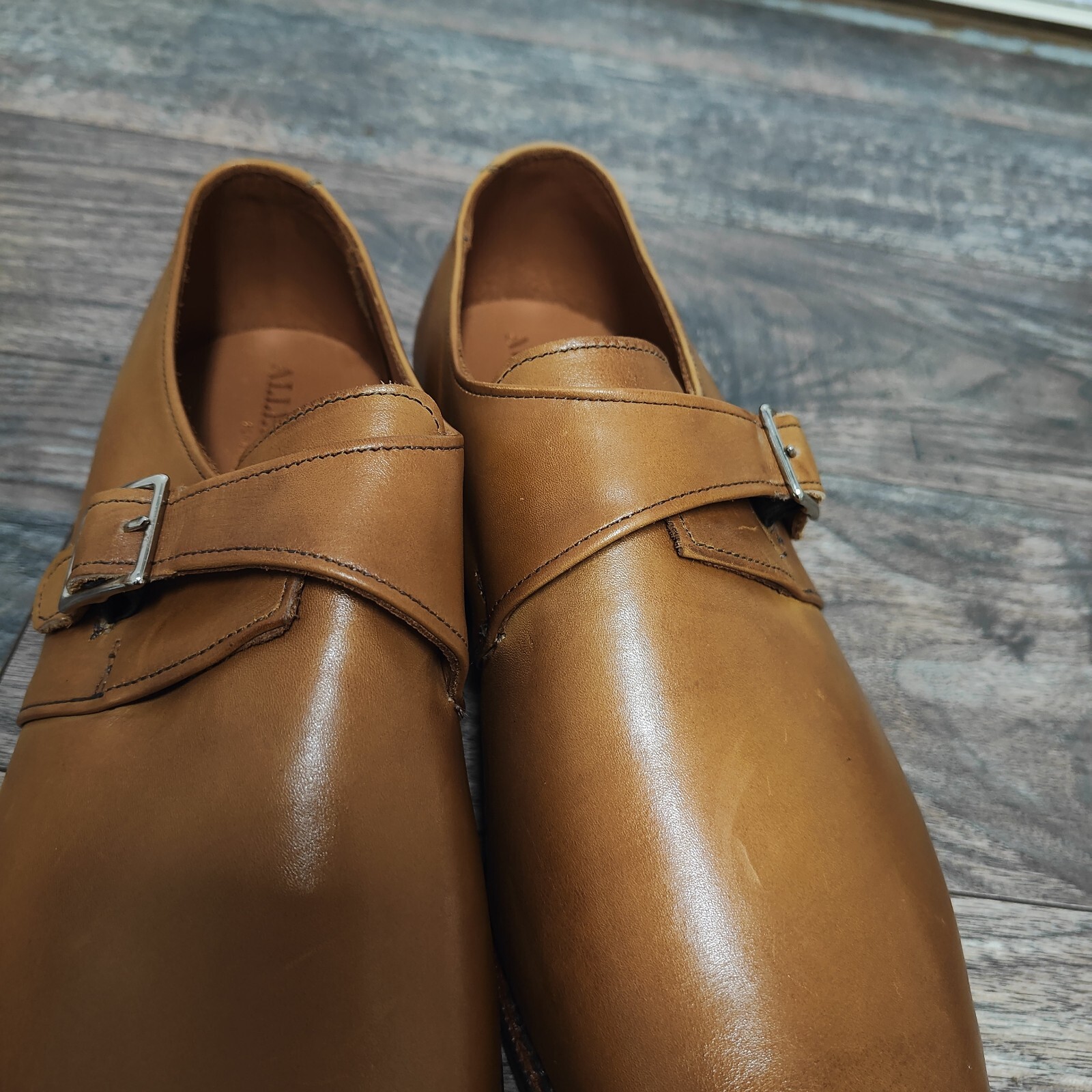 Allen Edmonds Walnut Plymouth Single Monk Strap Dress Shoes Sz 10.5 EEE 2782 image 3
