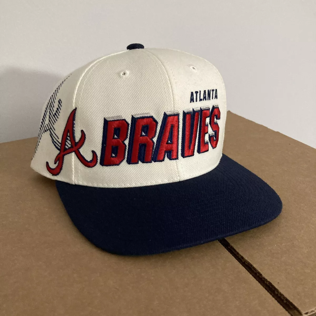 Vintage Atlanta Braves Sports Specialties Back Script Snapback