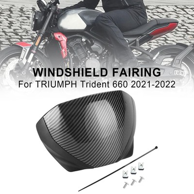 Front Screen Windshield Fairing Windscreen Deflector For Trident 660 2021+ CBN
