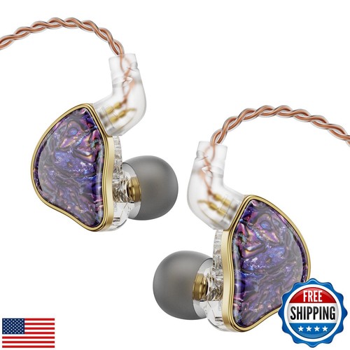 NICEHCK DB2 IEM Earphones Without Microphone: Resin 1BA 1DD Hybrid in Ear Mon