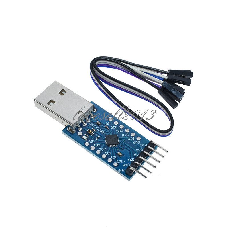 Conversor USB A Serial UART TTL CP2104 6 Pines Con Cables - Foto 3
