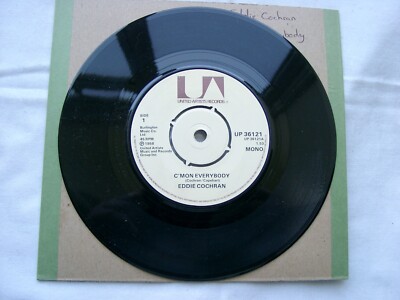 EDDIE COCHRAN - C'Mon Everybody 7'' - UP 36121 - 1976 UK