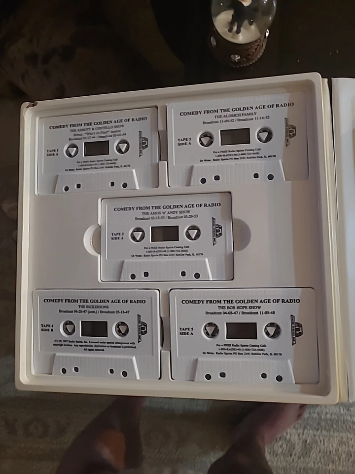 Comedy from the Golden Age of Radio 20 Audio Cassettes 30 Hours 60 Programs - Image 2 of 4