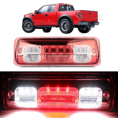 For 2007-2010 Ford Explorer Sport Trac Red Lens LED Brake 3RD Light Cargo Lamp