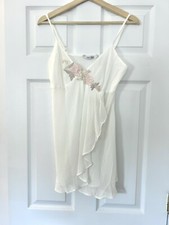 Vintage Delicates Babydoll Nightie With Beaded Embroidery