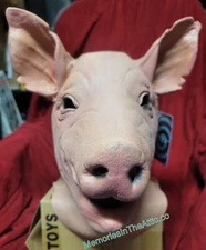 Trick Or Treat Studios Spiral From The Book Of Saw Movie Pig Latex Mask Horror