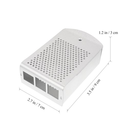 Aluminum Alloy Case Hollow Enclosure Housing for 3/ Model B+( ) - Afbeelding 4 van 10