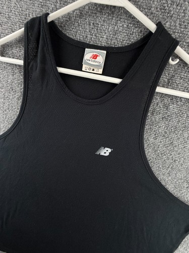 VTG New Balance Tank Top Men 2XL USA Made Logo Black Sleeveless Activewear - Bild 3 von 14