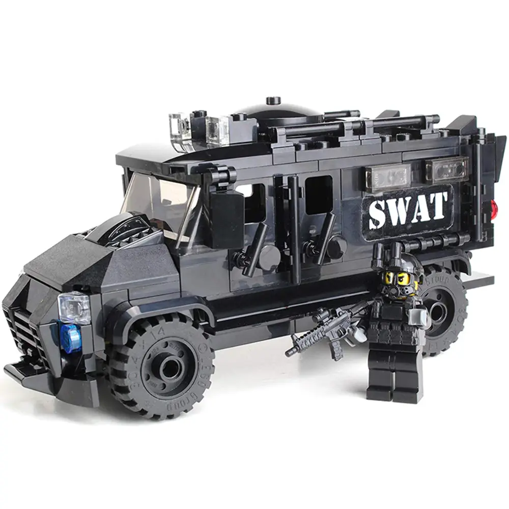 Sprede fornærme ordlyd Assault SWAT Truck - Custom Military Set made using LEGO bricks | eBay