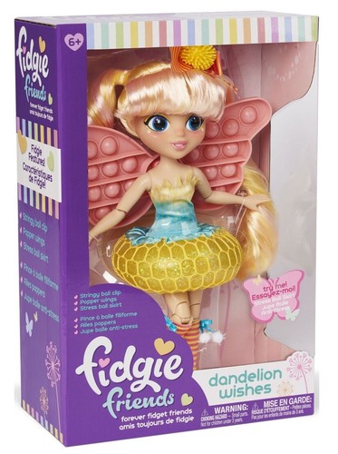 Muñecas Fidgie Friends Juguete-Unicornio Sprinkles/Boba Burbujas Sirena/Diente de León Deseos - Imagen 4 de 7