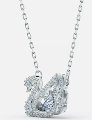Swarovski Dancing Swan Necklace White Rhodium Plated (W) 5514421 