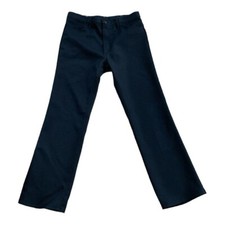 Vintage Wrangler Navy Blue Pants Classic Fit Straight Leg Stretch Men's Pants