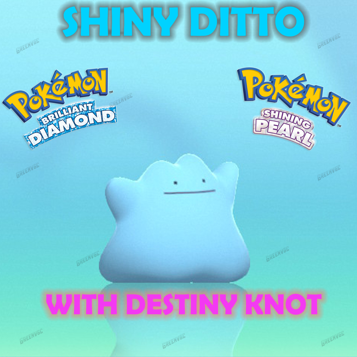 Shiny JP Ditto 6IV with Destiny Knot | Pokemon Brilliant Diamond Shining  Pearl