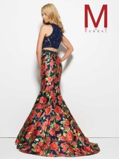 MAC Duggal Lame Mermaid Gown MSRP $499 Size 6