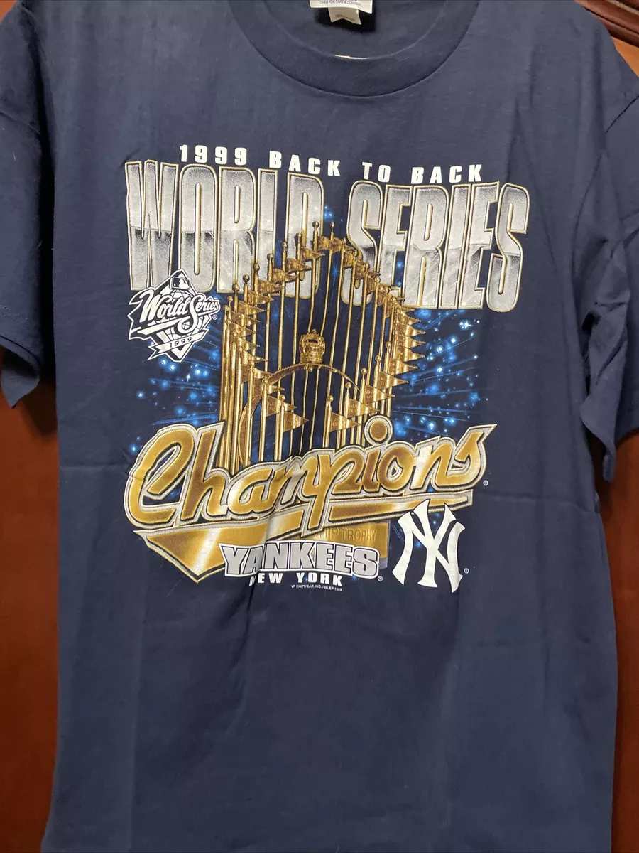 Vintage 1999 New York Yankees World Series Champions T Shirt Size Large