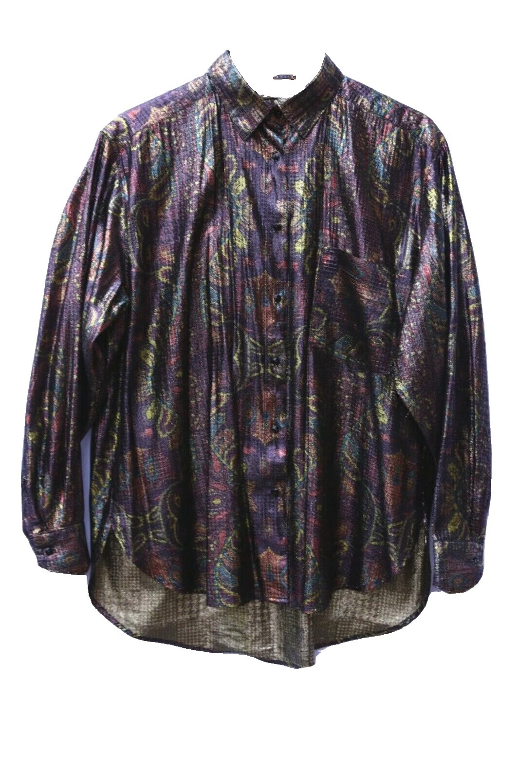 Multi-Color Metal 1980s Vintage Clothing for Women