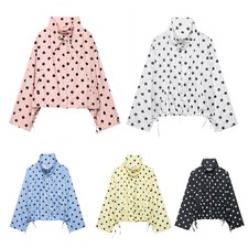 Women Outwear Travel Jacket Holiday Coat Beach Fashion Stand Collar Casual Thin